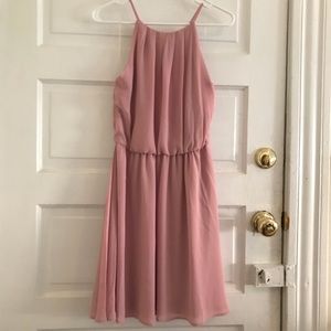 NWT Mauve Spaghetti Strap Lush Dress